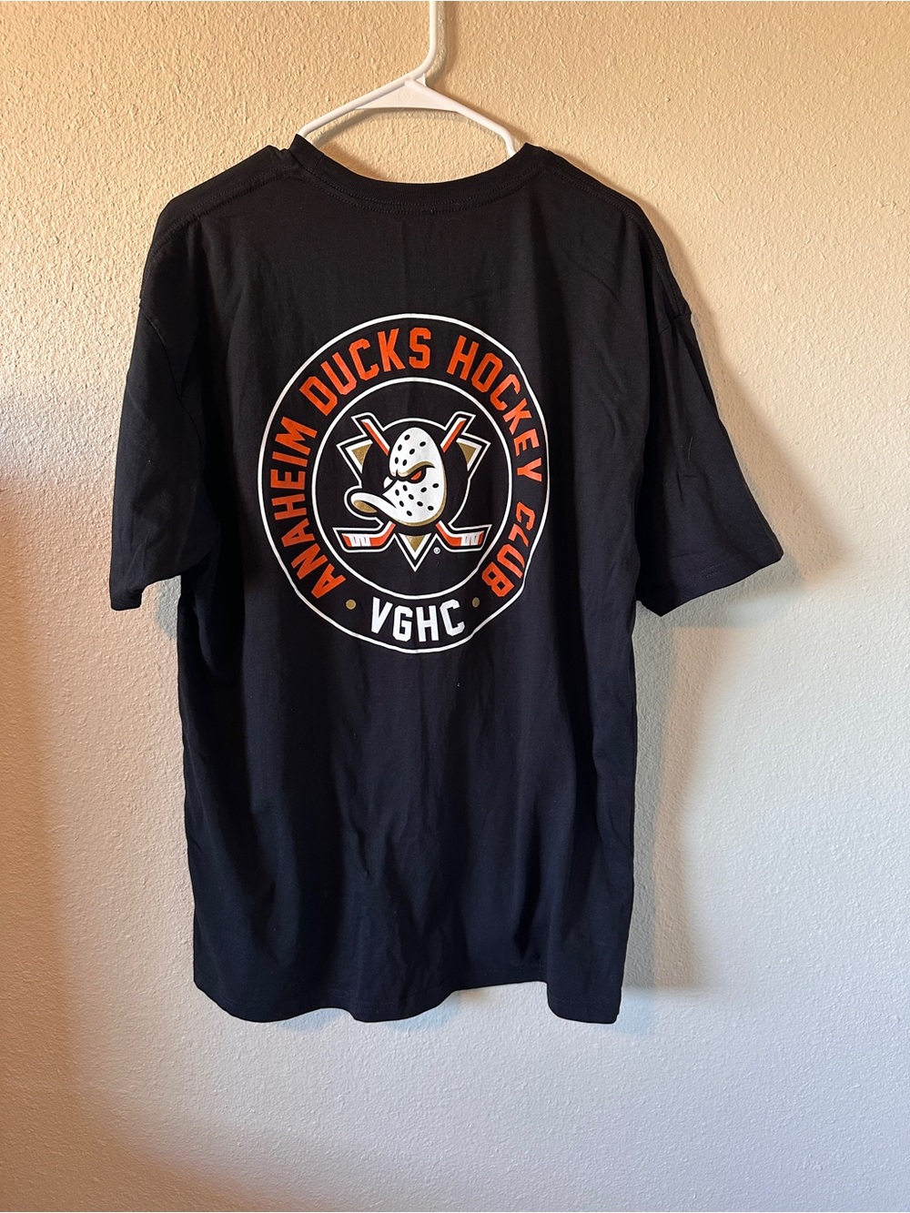 Anaheim Ducks VGHC Black Short-Sleeve Graphic Tee
